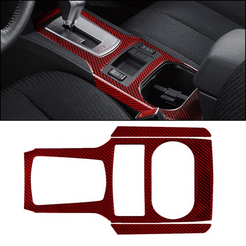 53x Red Carbon Fiber Full Interior Kits Trim For Subaru Legacy Outback 2010-2014 - Imagen 2 de 18