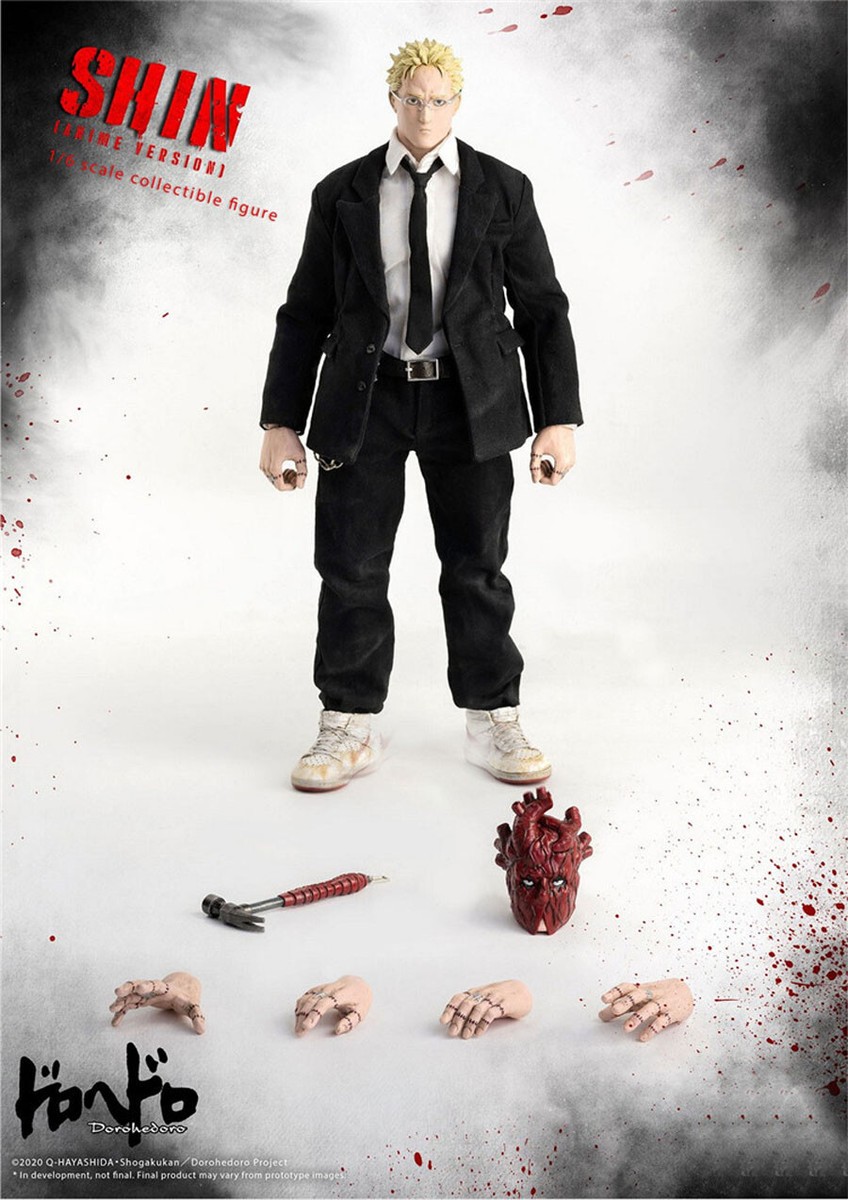 threezero dorohedoro フィギュア 未開封　冊子付き 1/6 Scale Threezero Japanese Animation Dorohedoro SHIN