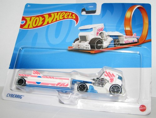 Camión vehículo diecast Hot Wheels Track Stars Cyberrig 2021 nuevo - Imagen 3 de 8