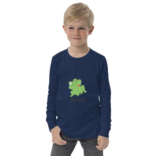 Hi Mate Frog Kids T-Shirt | Cute Funny Smiling Frog Aussie Animal Shirt - Picture 7 of 13