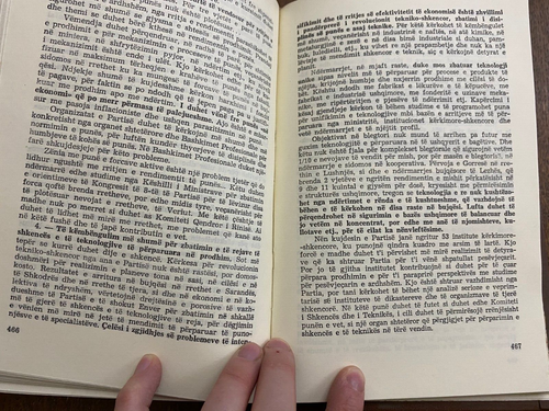 OLD RARE ALBANIAN BOOK PPSH DOKUMENTE KRYESORE VII #496 BY ENVER HOXHA 1986 - Picture 17 of 23