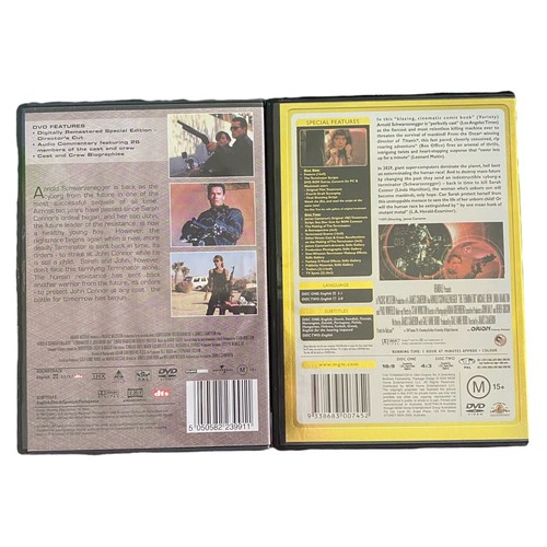 The Terminator 1-2 Judgement Day DVD Lot Bundle Action Arnold Schwarzenegger - Picture 2 of 6