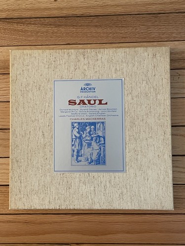 Saul Oratorio, G.F. Handel, Mackerras, English Chamber Orchestra 3 lps 2564 038