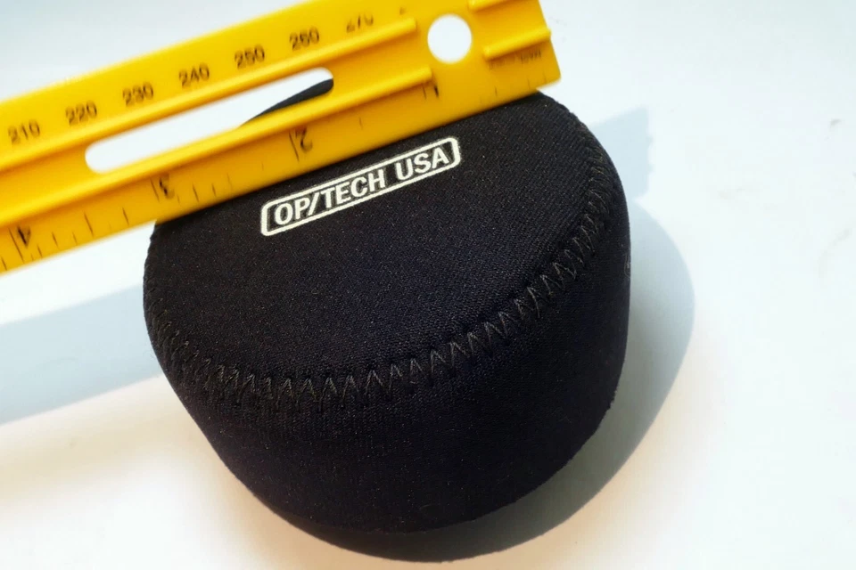 Estojo pequeno macio bolsa para lente teleconversor 50mm f1.4 ou 2X 3X2" - Imagem 3 de 4