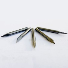 5 CARBIDE USED MINI GRAVER LOT ENGRAVER Bit Watchmaker Jewelry Lathe Graver cnc