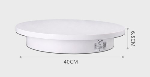 40cm Electric Turntable Photography Display Stand Remote Control Speed Direction - Bild 2 von 3