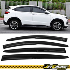 Fits 16-22 Honda HRV Mugen Style Tape On Acrylic Window Visors Deflector 4Pc Set