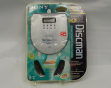 SONY Discman ESP2 D-E705 Portable CD Player Groove Silver OPEN Original Package