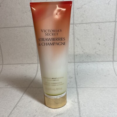 Victoria's Secret Strawberry And Champagne Fragrance Lotion 8 oz New