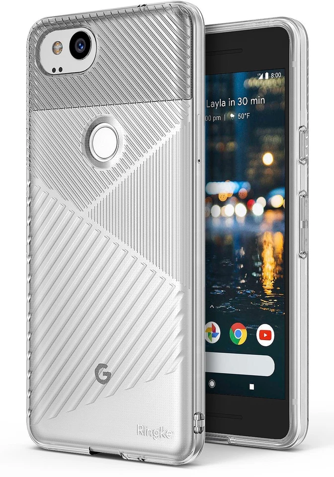 适用于谷歌 Pixel 2 | Ringke [BEVEL] 防震 TPU 轻便设计保护套 — 第 3/4 张图片