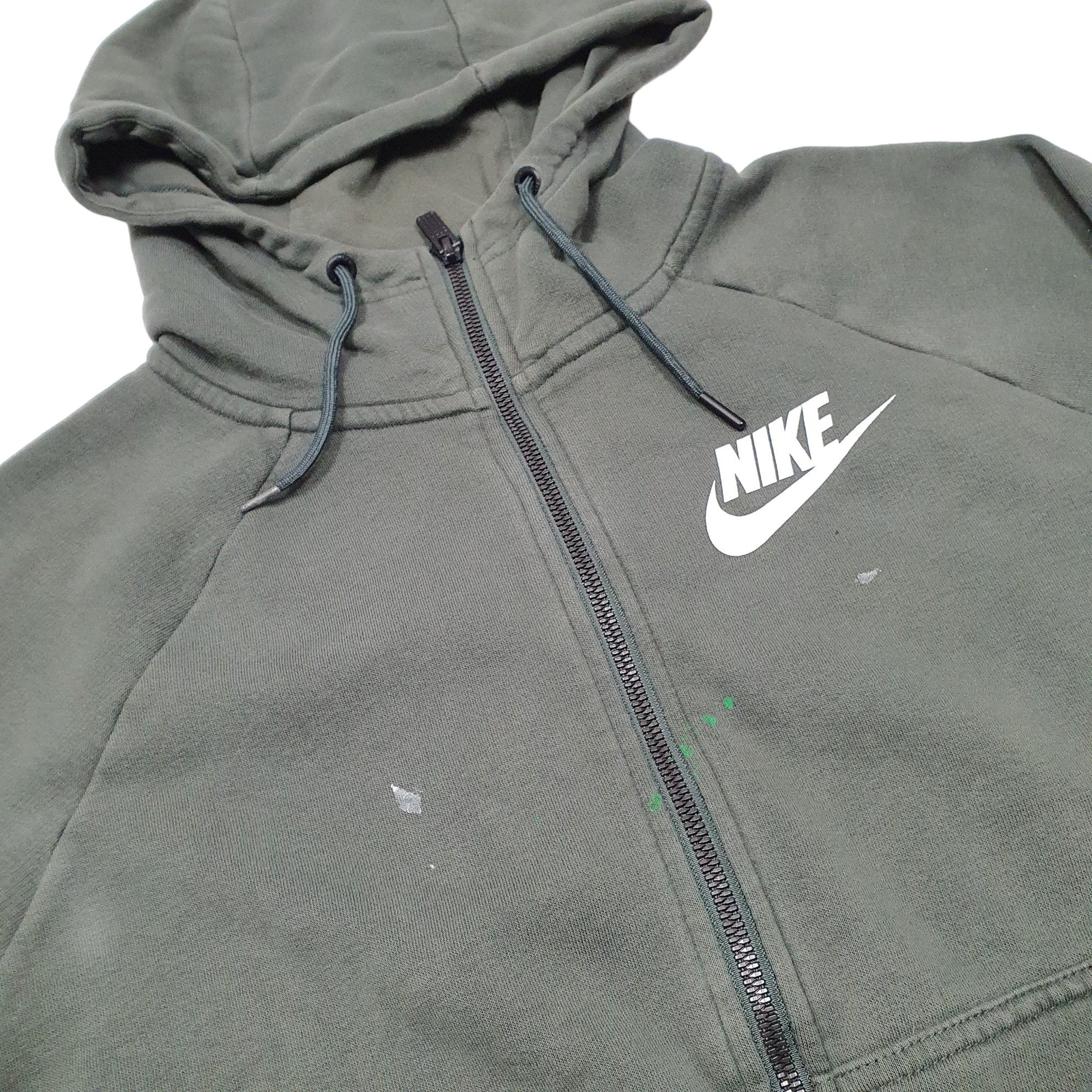 NIKE Full Zip Hoodie Jumper Sweatshirt Mens M image 4