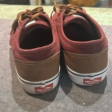 Vans Old Skool Atwood Skateboard Unisex Flat Sneakers Shoes Red Size 9