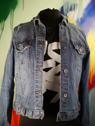 Street Art Graffiti Custom Jean Jacket - Picture 3 of 4