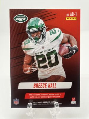 NFL Breece Hall auto 1of1 おまけ付き NFL Breece Hall auto 1of1 おまけ付き