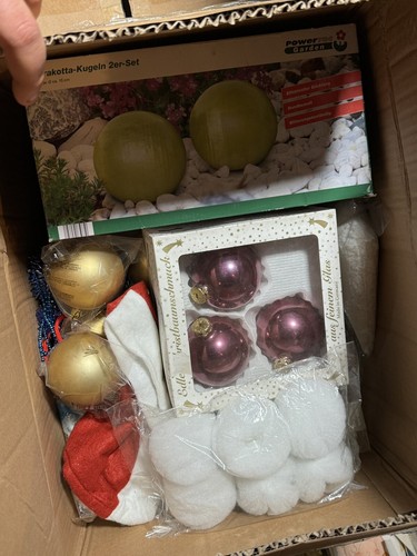 Restposten Palette Weihnachtsdeko aus Geschäftsauflösung Kugeln Schmuck Deko - Bild 5 von 8