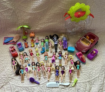 Polly Pocket Vintage Huge Lot, Cars, Beach, Princesses & Fairies, Dog Grooming +