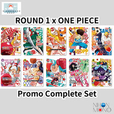 RUNDE 1 ONE PIECE Karte Promo Komplettset Luffy Zoro Nami Chopper etc OP16-095