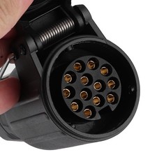 Trailer Connector US 4-Pin Flat Plug To EU 13-Pin Trailer Light Circuit Wiring