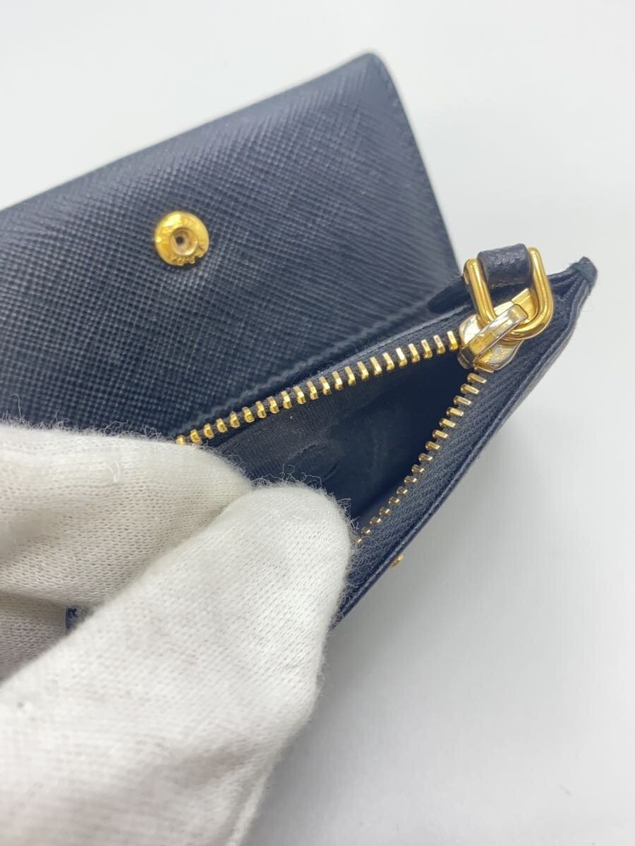 PRADA Card Case Leather BLK Plain Women's 1MC085 thumbnail 5