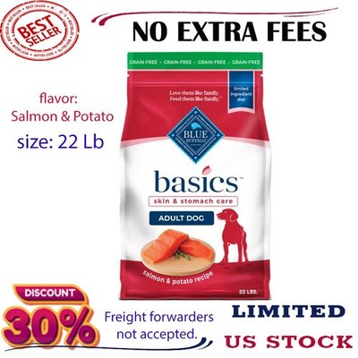 Basics Skin & Stomach Care Adult Dog Dry Food - Grain Free, Salmon & Potato