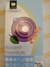**RETIRED Cricut Cartridge + Overlay ACCENT ESSENTIALS Complete Basics Shapes **
