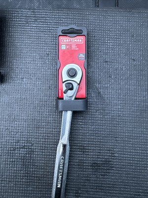 #ad Sears Craftsman Nos 3 8” Teardrop Quick Release Long Handle Ratchet 44808 A AH $39.95