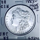 1883 O BU GEM MORGAN SILVER DOLLAR UNC MS+++ U.S. MINT RARE COIN 6524