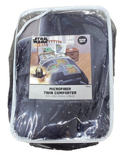 NWT STAR WARS Mandalorian Twin Reversible Microfiber Comforter Blanket