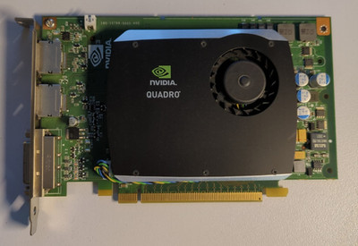 Nvidia Quadro FX 580 512MB GDDR3 PCI-E 2X DP DVI GRAFIKKARTE #1004