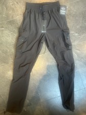 Represent 247 Nylon Cargo Pants Black Size XS