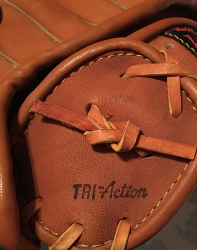 Louisville Super Slugger Leather Baseball Glove Mitt RHT Model HBG76 - Picture 8 of 12