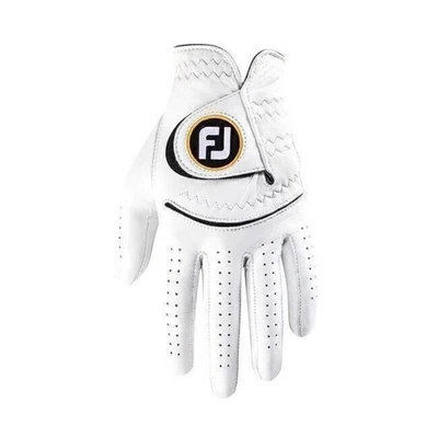 3 Pack Footjoy StaSof Men's Leather Golf Glove Worn on Left Hand Sta Sof White