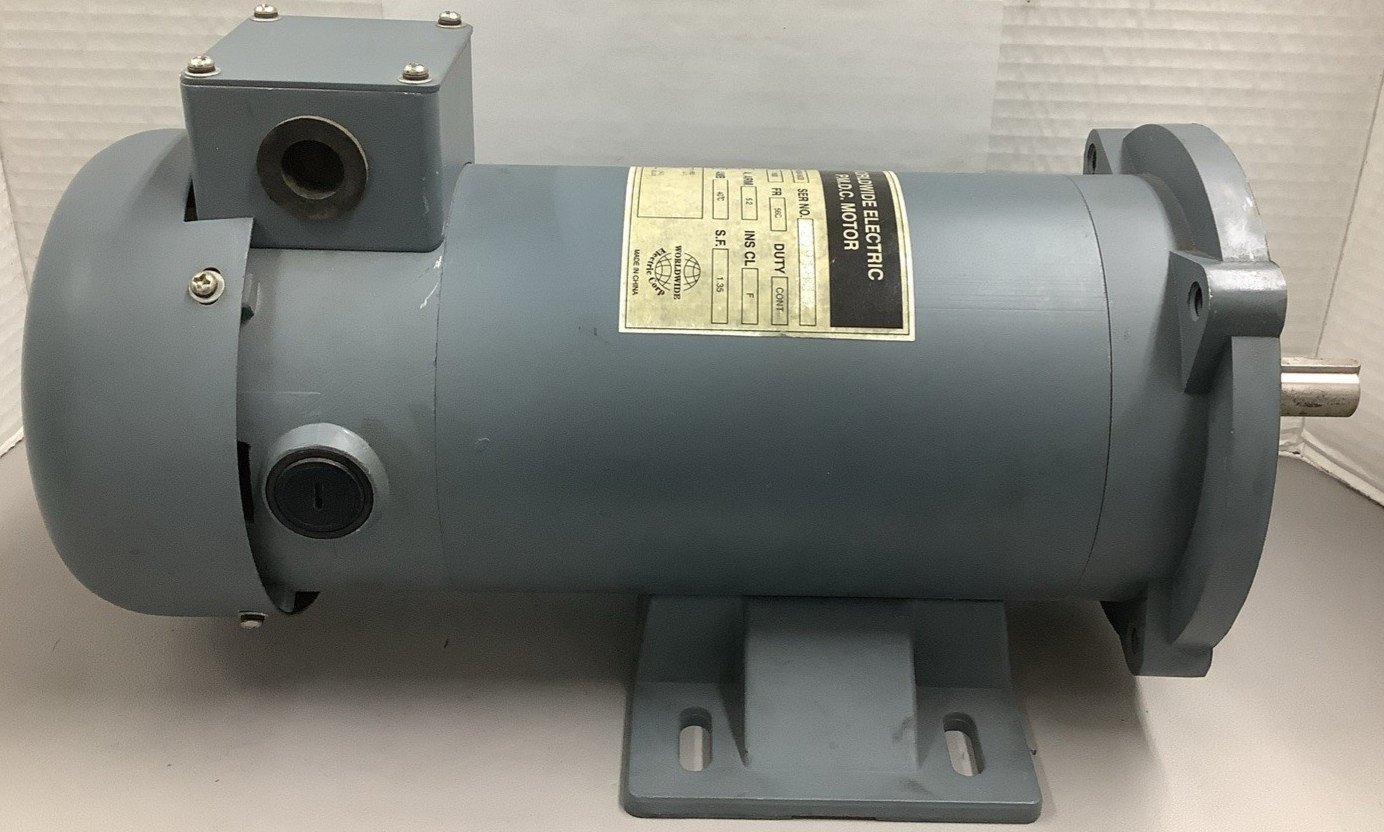 WorldWide Electric WPMDC1-18-180V-56CB 1HP 180V Permanent Magnet DC Motor (R19)
