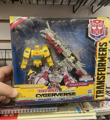 Hasbro Transformers Cyberverse Bumblebee Ocean Storm Power of the Spark NIB