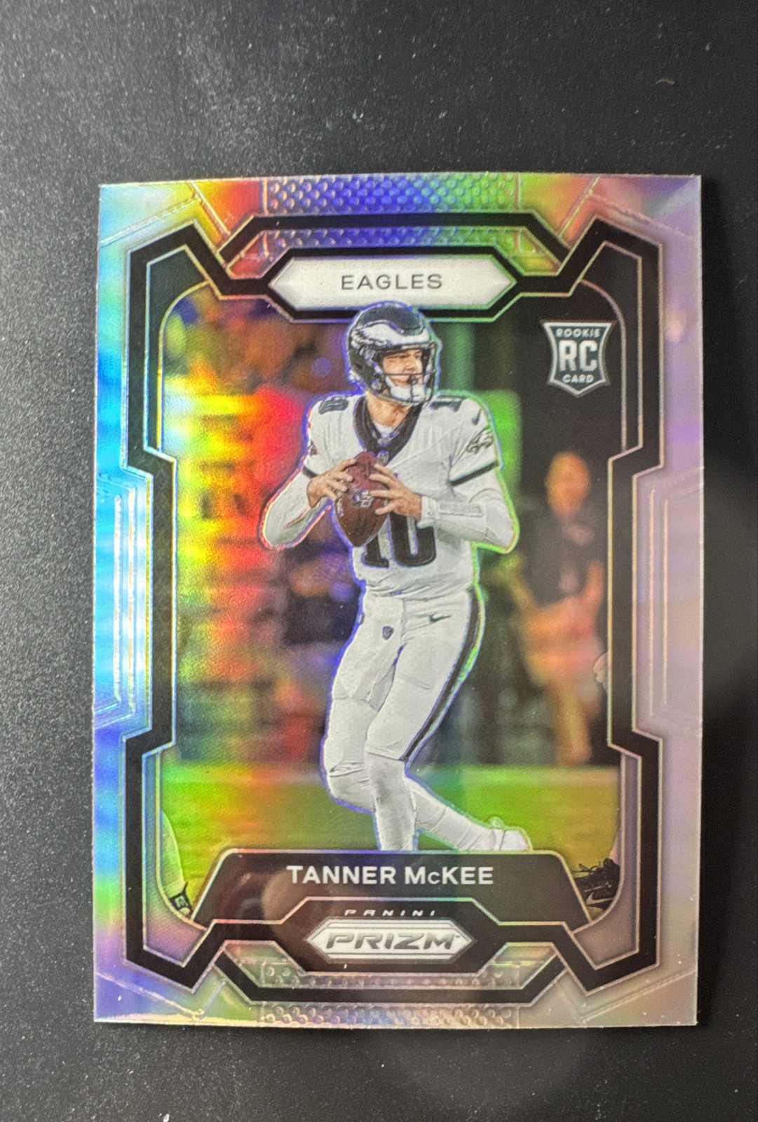 2023 Panini Prizm - Rookies Tanner McKee #383 Silver Prizm (RC)