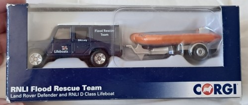 CORGI Land Rover Defender RNLI D Class Lifeboat Flood Rescue Team Inflatable... - Picture 7 of 7
