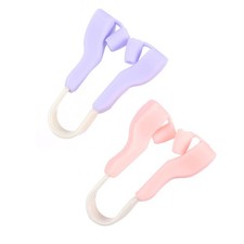 2 Pcs Silicone Nose Shaper Clip Nose Bridge Lifter Nose Straightener for Adults