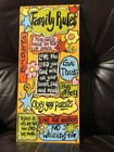Family Rules.. Home Decor Inspirational  Primitive Wood Sign — photo 5