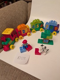 Lego Duplo 10558 Number Train & 10553 Toddler Build & Play Cubes 100% - retired