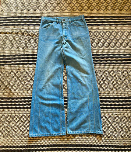 True Vintage 70’s Levi’s Orange Tab Bell Bottom / Flare Jeans