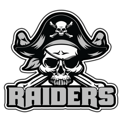Las Vegas Raiders Skull Logo #7 Football Sticker Waterproof Vinyl