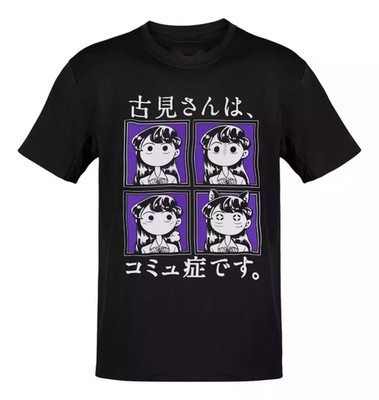 Anime Komi-san Komi Purple Squares T-Shirt Size S-5XL, Gift For Friends