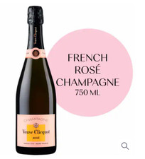 Veuve Clicquot Brut Rose Champagne France Sparkling Wine 750ML
