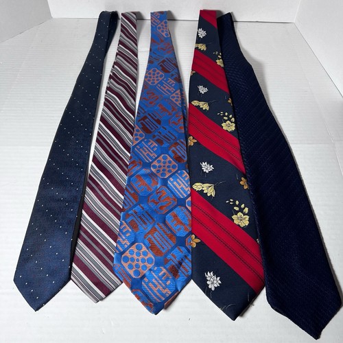 VTG Lot 15 Of Ties: Some Silk, Stuart Ashley, Sears, Italian, Palm Beach, Carter - Picture 7 of 10