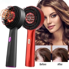 Electric Scalp Massager Brush for Hair Growth, 2 in 1 Hair Oil Applicator Comb