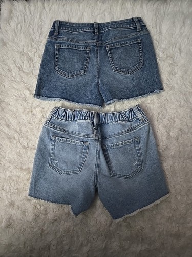 Lot of 2 So Girls Size 12 Jean Shortie Shorts Inseam 4"&3 " New Without Tag #FF - Picture 2 of 4
