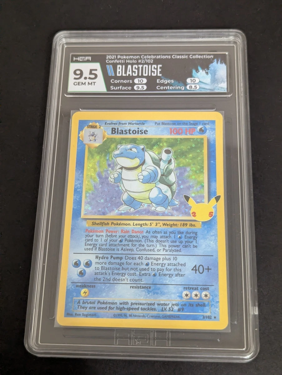 Blastoise Pokémon TCG Grade 9.5 Individual Collectible Card Game