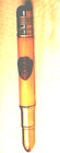 "PHILADELPHIA ZOO"  Brass Emblem Attached to a Blank Pink Bullet Pencil — photo 4