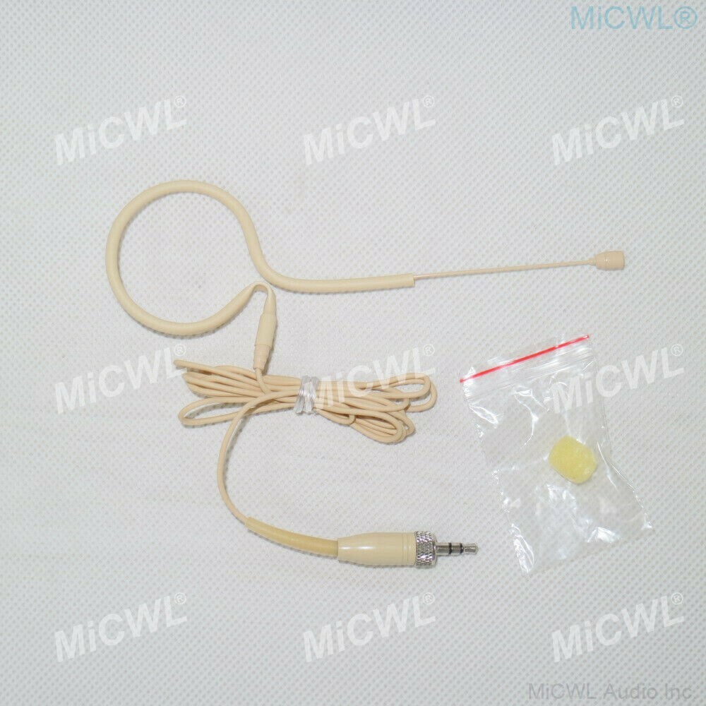 Microfono Auricolare Professionale Per Sennheiser Shure AKG Wireless Bodypack 3,5 Mm Con Serratura 4 Pin 3 Pin Mini XLR Headworn Mic - Foto 8