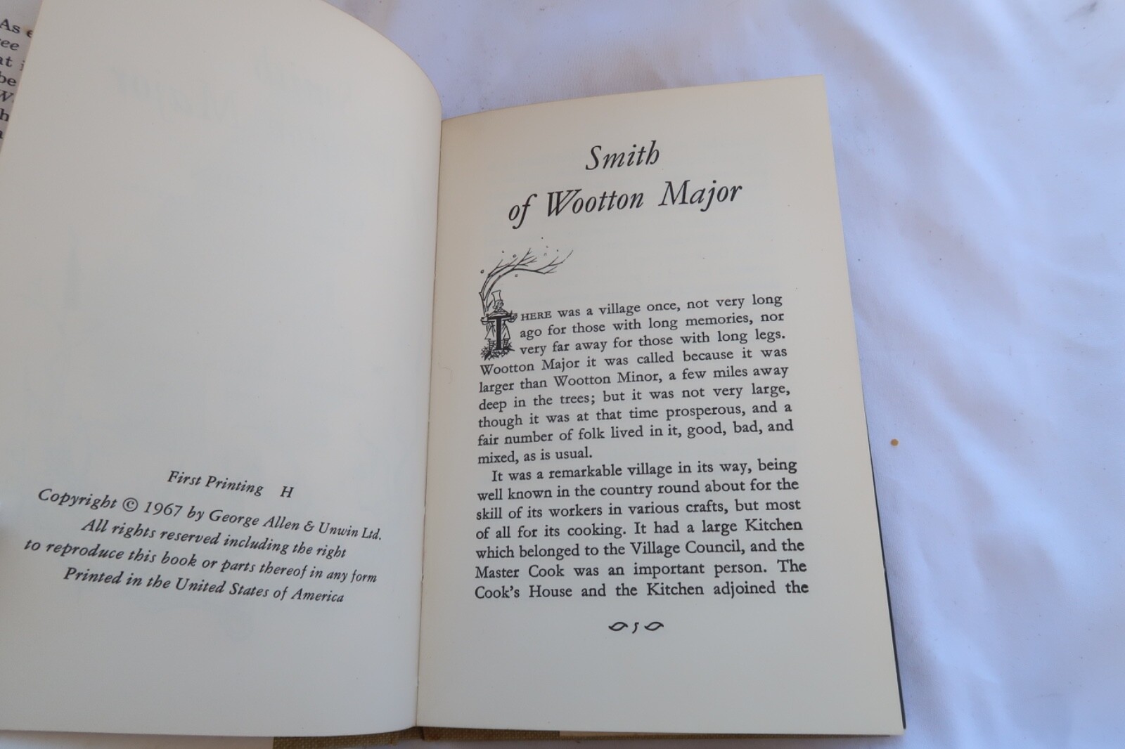 Tolkien Smith Major Wootton Jrr Wooton Hardback 1st Ed 1967 Hardcover Vintage